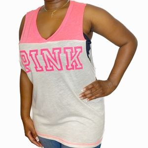 PINK Graphic Tank Top